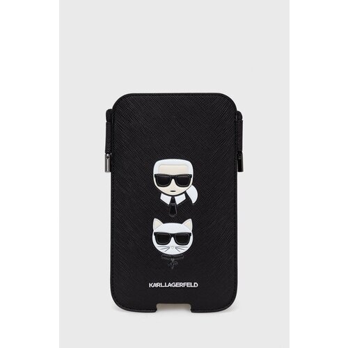 Karl Lagerfeld Ovitek za telefon 6,7&amp;#039;&amp;#039; črna barva Slike