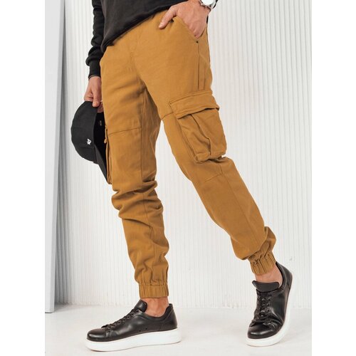 DStreet Men's Brown Cargo Pants Cene
