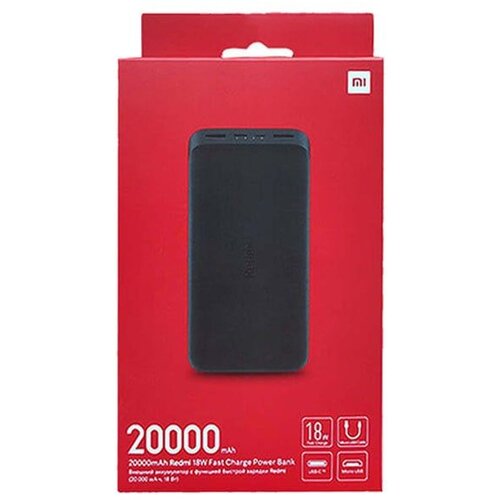 Power Bank Xiaomi Redmi 20000mAh 18W Fast Charger Black Slike