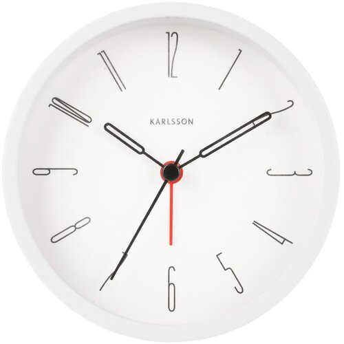 Karlsson Budilica &amp;oslash; 11 cm Belle Numbers &amp;ndash; Slike