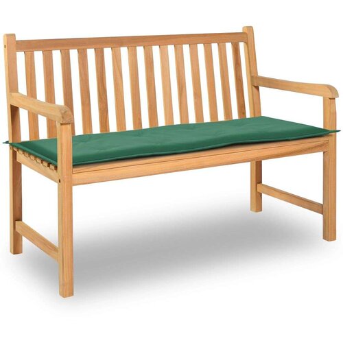  Jastuk za vrtnu klupu zeleni 120 x 50 x 3 cm od tkanine Oxford Cijene