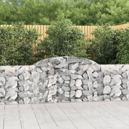  Obokane gabion košare 8 kosov 300x30x80/100 cm cinkano železo Cene