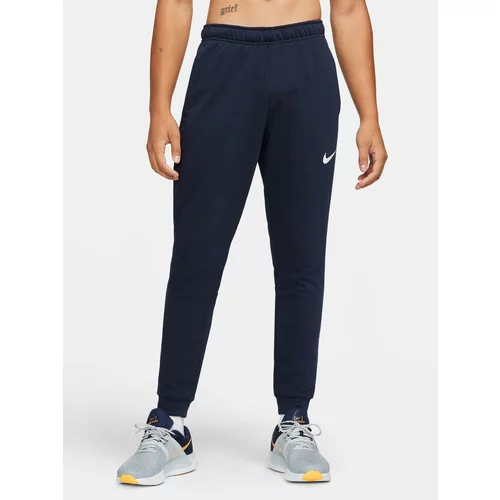 Nike Športne hlače temno modra / bela