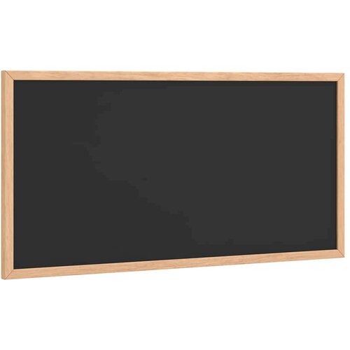 vidaXL Ploča za pisanje s crnim okvirom od punog borovine 60x30 cm Cijene