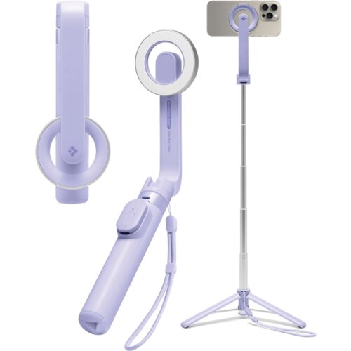 Spigen S571W ZA MAGSAFE BLUETOOTH SELFIE STICK STATIV ZA IPHONE LAVENDA, (22007548) Cene