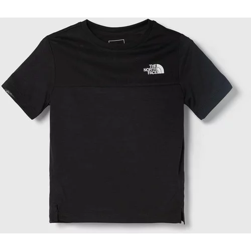 The North Face Otroška kratka majica NEVER STOP TEE črna barva