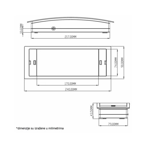  panik svetiljka LE510 led Cene