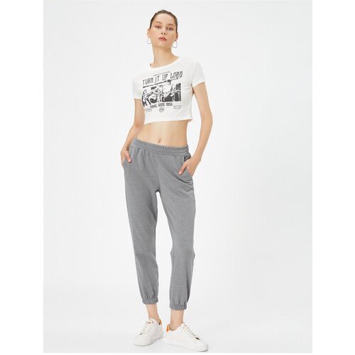 Koton Basic Jogger Sweatpants with Tie Waist, Pockets. Slike