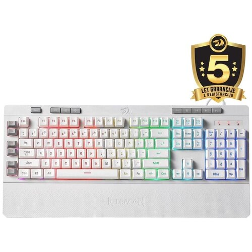 Redragon Shiva K512 RGB žična gaming tipkovnica bele barve Cene