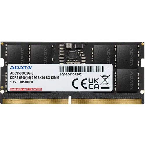 Adata RAM memorija SODIMM DDR5 16GB 5600MHz AD5S560016G-S Slike