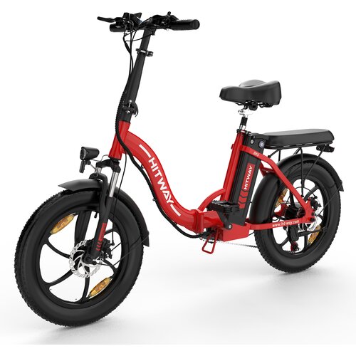 HITWAY BK6S e bike električno kolo 20" debelo zložljivo e-kolo, 250W/36V/12Ah baterija, 35-90km, terensko gorsko kolo s 7 prestavami, mestno e-kolo za moške in ženske, (21279040) Cene