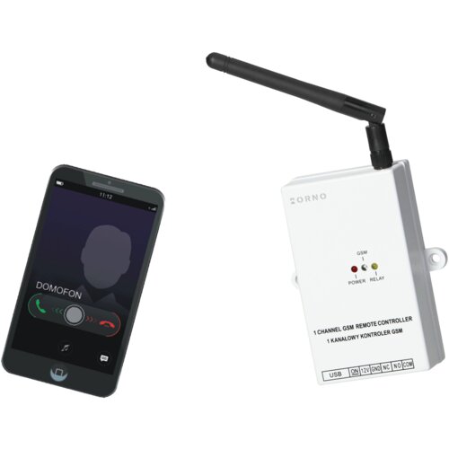 Extel GSM kontroler za upravljanje kapijom OR-GB-458, USB ulaz, 4G, Bijeli Slike