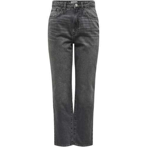 Only Jeans straight Onlrobyn Mw Str Lo Ak Cro132 Noos 15325107 Siva Slike