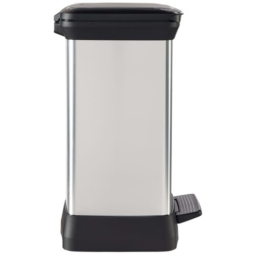 Curver Koš za smeti s stopalko Deco 30 L srebrn Cene