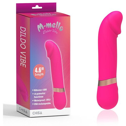 Silikonski roze vibrator 12cm dildo vibe Slike