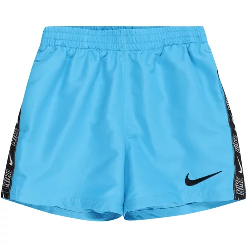 Nike Športna kopalna moda modra / črna / bela