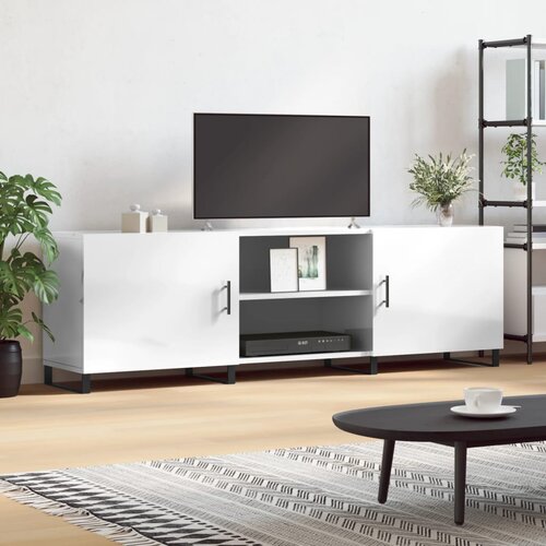 VidaXL TV ormarić sjajni bijeli 150 x 30 x 50 cm od konstruiranog drva Slike