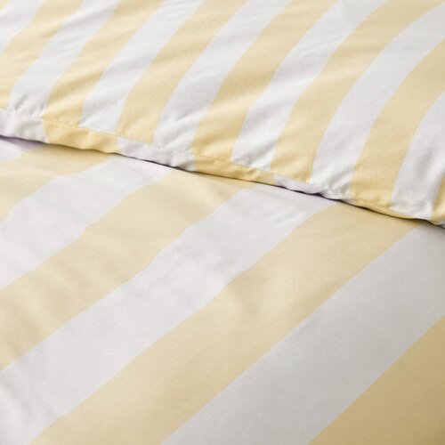 Catherine Lansfield Rumena enojna posteljnina 135x200 cm Cove Stripe &amp;ndash; Slike