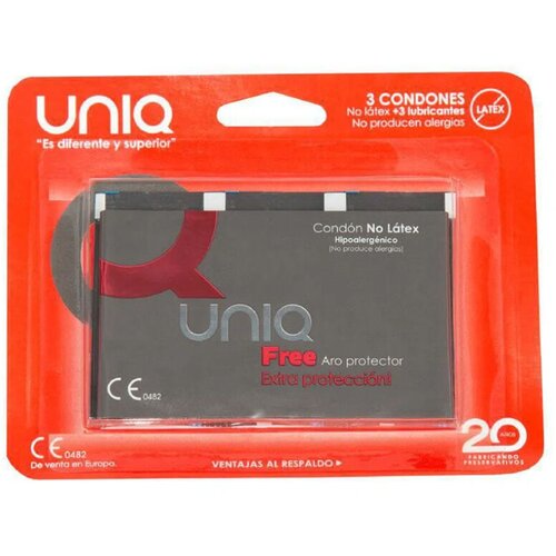 Uniq Free Condoms No Latex 3 pack Slike