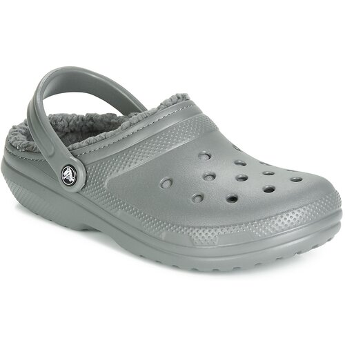 Crocs classic lined clog siva Slike
