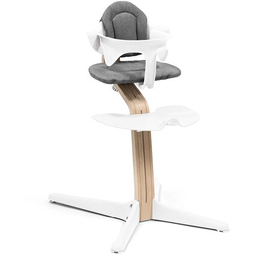 Stokke stol za hranjenje Nomi natural/white 626501 Slike