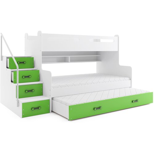 BestBed Pograd Max 3 za 3 osebe v ve barvah-Zelena Slike