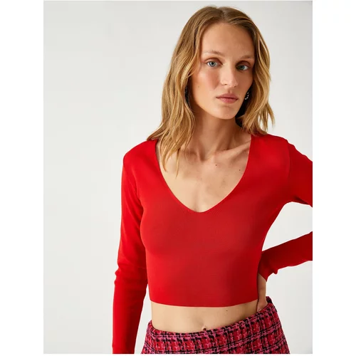 Koton Sweater - Red - Slim fit