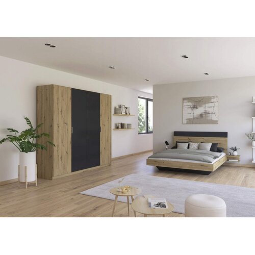 Boxxx SPALNICA, temno siva, hrast artisan Slike