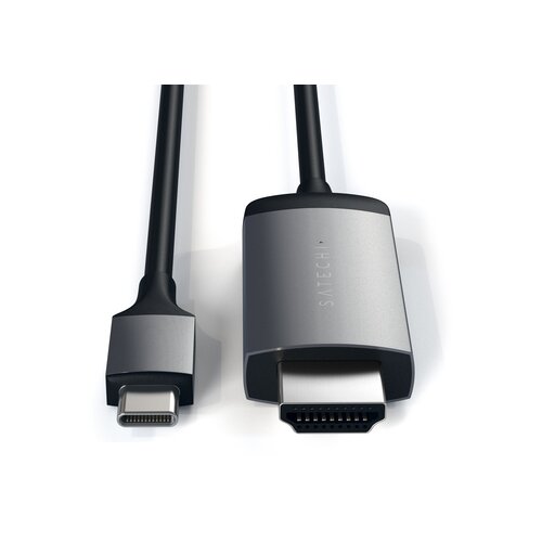 Satechi Aluminium Type-C to 4K HDMI Cable - Space Grey Cene