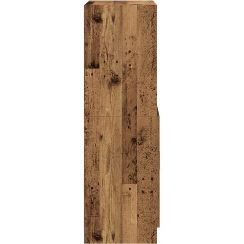  Kuhinjski ormarić boja staro drvo 57x41,5x131,5 cm drveni Slike