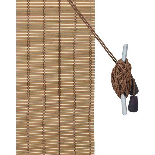 VidaXL Zastore i sjenila sa zavjesama Svijetlosmeđa 60 x 160 cm Bambus Slike