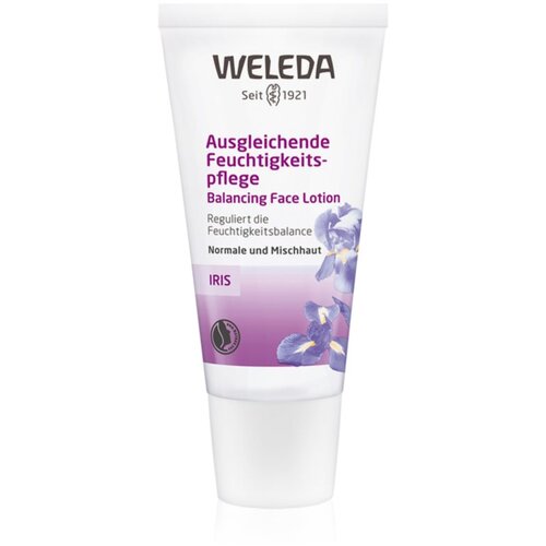 Weleda iris balancing facial lotion hidratantna krema s irisom za normalnu i kombiniranu kožu 30 ml za žene Slike