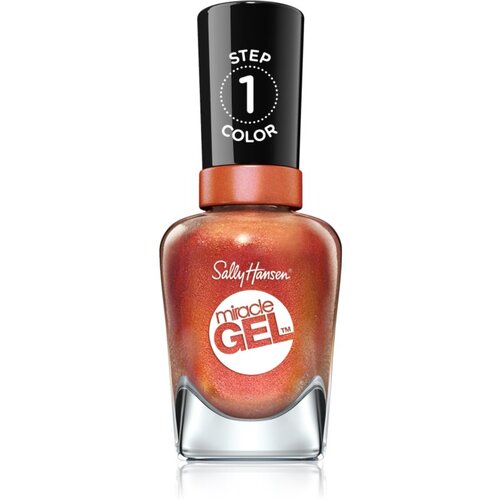 Sally Hansen Miracle Gel&amp;trade; gel lak za nohte brez uporabe UV/LED lučke odtenek 052 Sundown Socialite 14,7 ml Slike