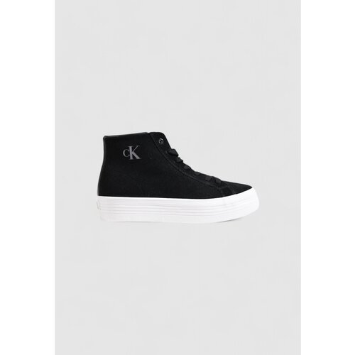 Calvin Klein Jeans Modne superge VULC FLATFORM LACEUP YW0YW01584 Črna Slike