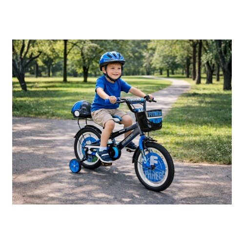  Dečija bicikla 16" Fitness Plavo - Siva ( SM-16015 ) Cene