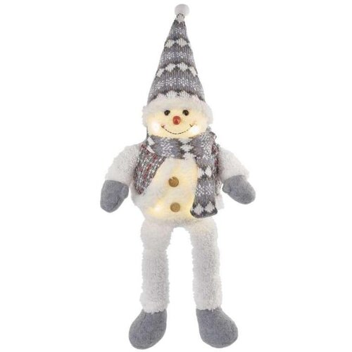 Emos Božični snežak sedeč LED 6, 31 cm, 3× AA, notranja, topla bela Cene