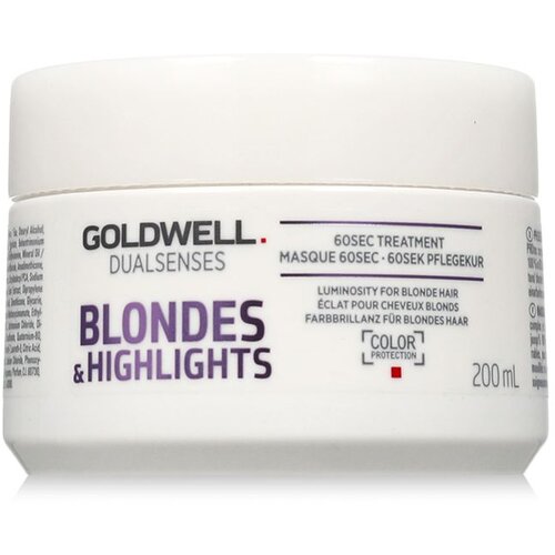 Goldwell dualsenses blondes highlights 60 sec treatment maska za svetlo obarvane lase 500 ml Cene