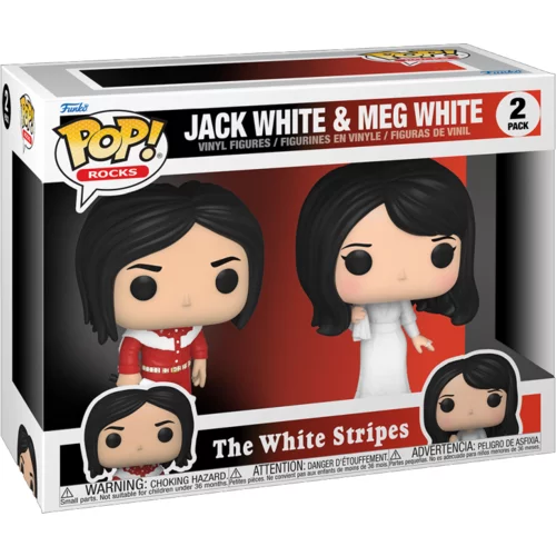 Funko POP pack 2 figures The White Stripes Jack White and Meg White