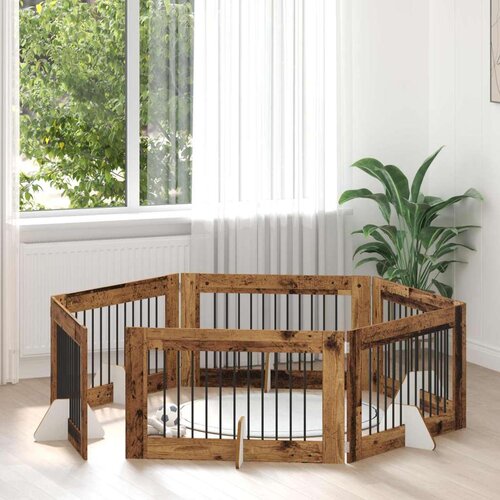  Vrata za pse z stojali 6 pcs Star les 100 x 60 cm, (5000232792) Cene