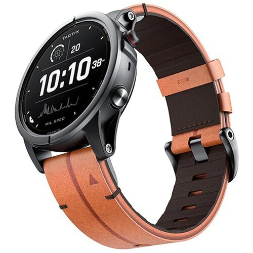 INF združljiv 26 mm usnjen pa&scaron;ček za uro garmin fenix 8 51mm/7X/6X/5X - hitra sprostitev brown, (5000090589) Cene