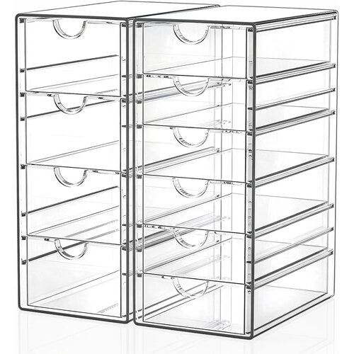 GOMAIHE 2x prozoren organizator za kozmetiko z 10 predali Cene