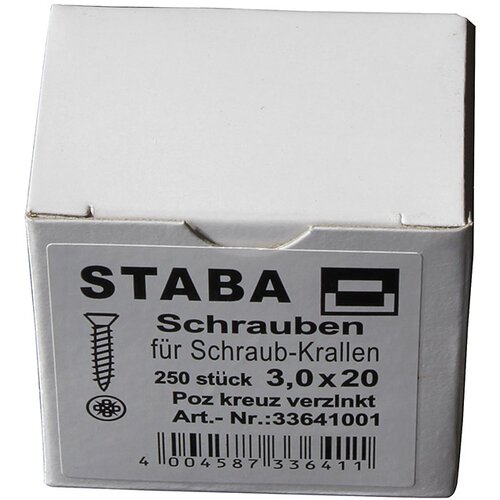 3 Vijaki Staba (premer: 3 mm, dolžina: 20 mm, 250 kosov) Slike