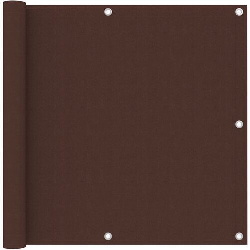 vidaXL Balkonsko platno rjavo 90x600 cm oksford blago Cene