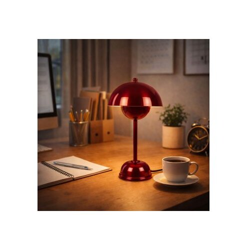 Opviq Stona lampa, Crvena Slike