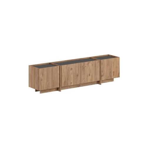 Hanah home polica za tv lowen atlantic pine anthracite Slike