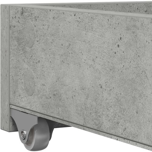  Dnevni krevet s ladicama Siva 90 x 200 cm Konstruirano drvo Slike