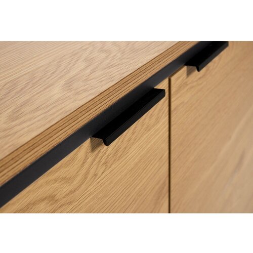 Unique Furniture Komoda u dekoru hrasta u prirodnoj boji 104,5x80x45 cm Cesura &amp;ndash; Slike
