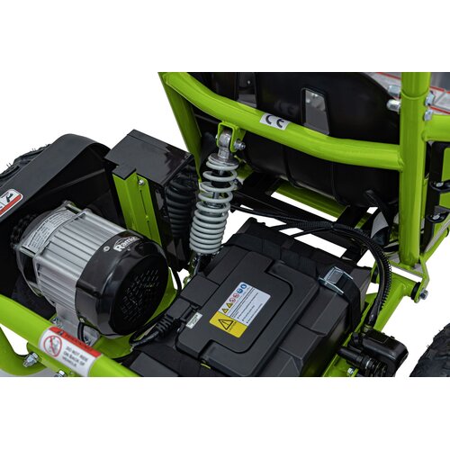 Gokart na akumulator MAIGHTY 1000W - zeleni Slike