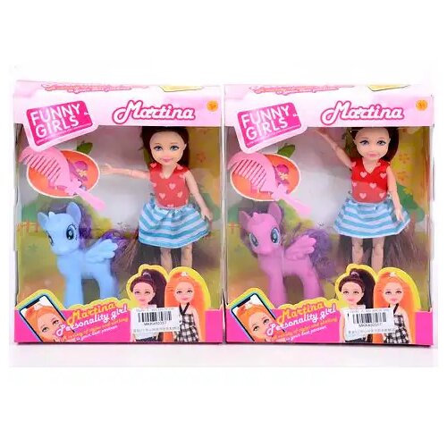 Magic Toys Lutka Martina s ponijem v 2 različicah Cene
