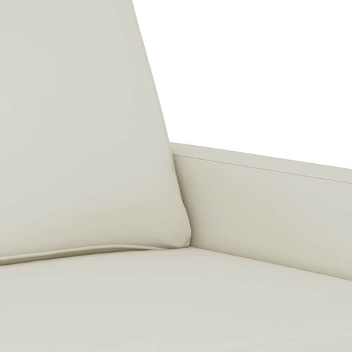  3-dijelni set sofa s jastucima krem bar&amp;scaron;unasti Slike